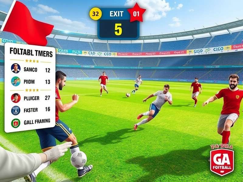 Goa Football King Pro multiplayer match in progress